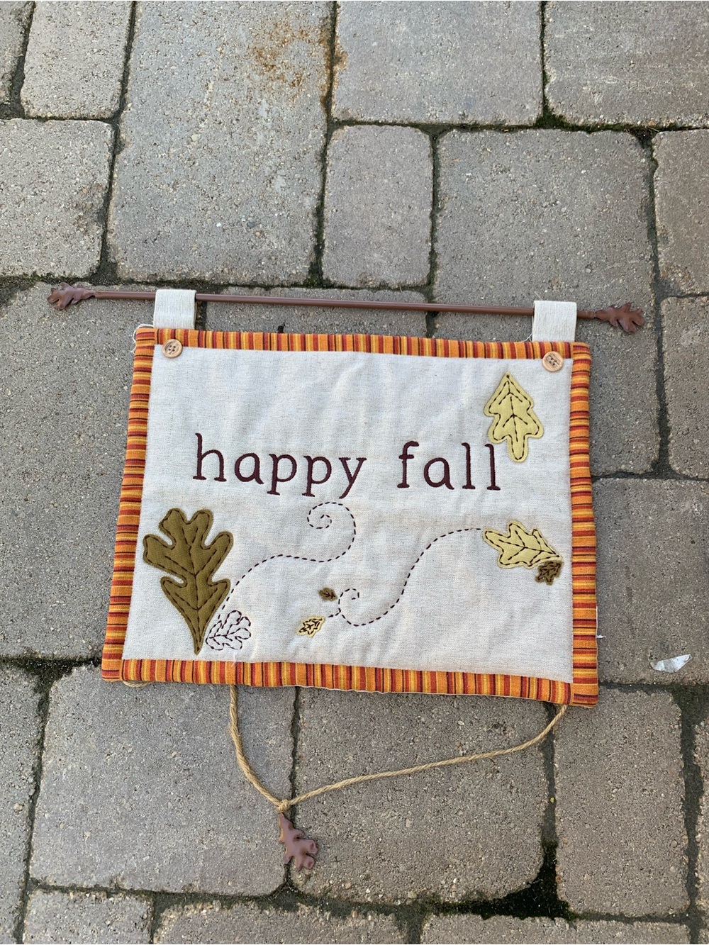 Fall Berry Happy Fall Banner 2pcs Set